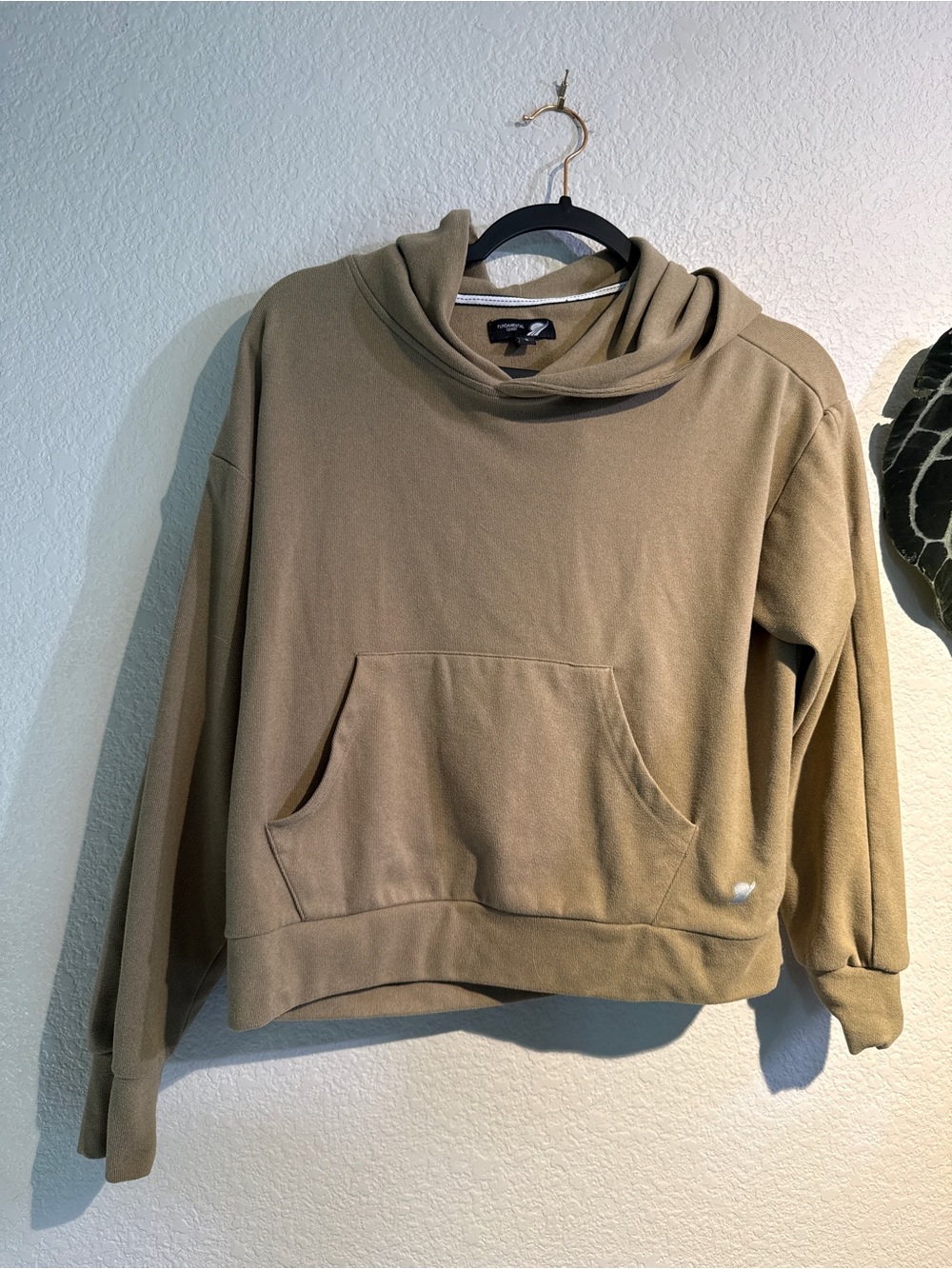 Women’s Hooded Sweatshirt - Tan